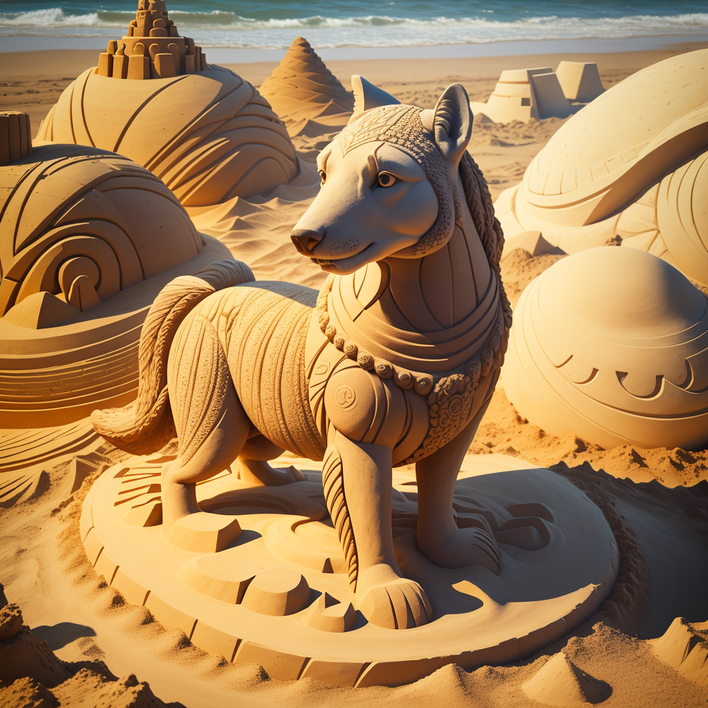 00001-2302472312-a (sandsculpturecd_1.2, sand_1.3) dog, (solo_1.2), standing in sandbeach, , no humans, high quality, masterpiece, realistic, pho.png